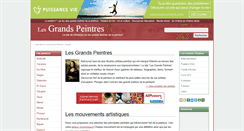 Desktop Screenshot of grandspeintres.com